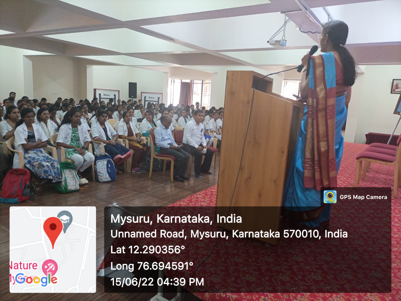 Vaidya Rajesh Kotecha, Secretary, Ministry of AYUSH, New Delhi visited JSS AYURVEDA MEDICAL COLLEGE &HOSPITAL  on 20.06.2022. His visit was in prelude to the International Yoga Day at Mysuru Palace.